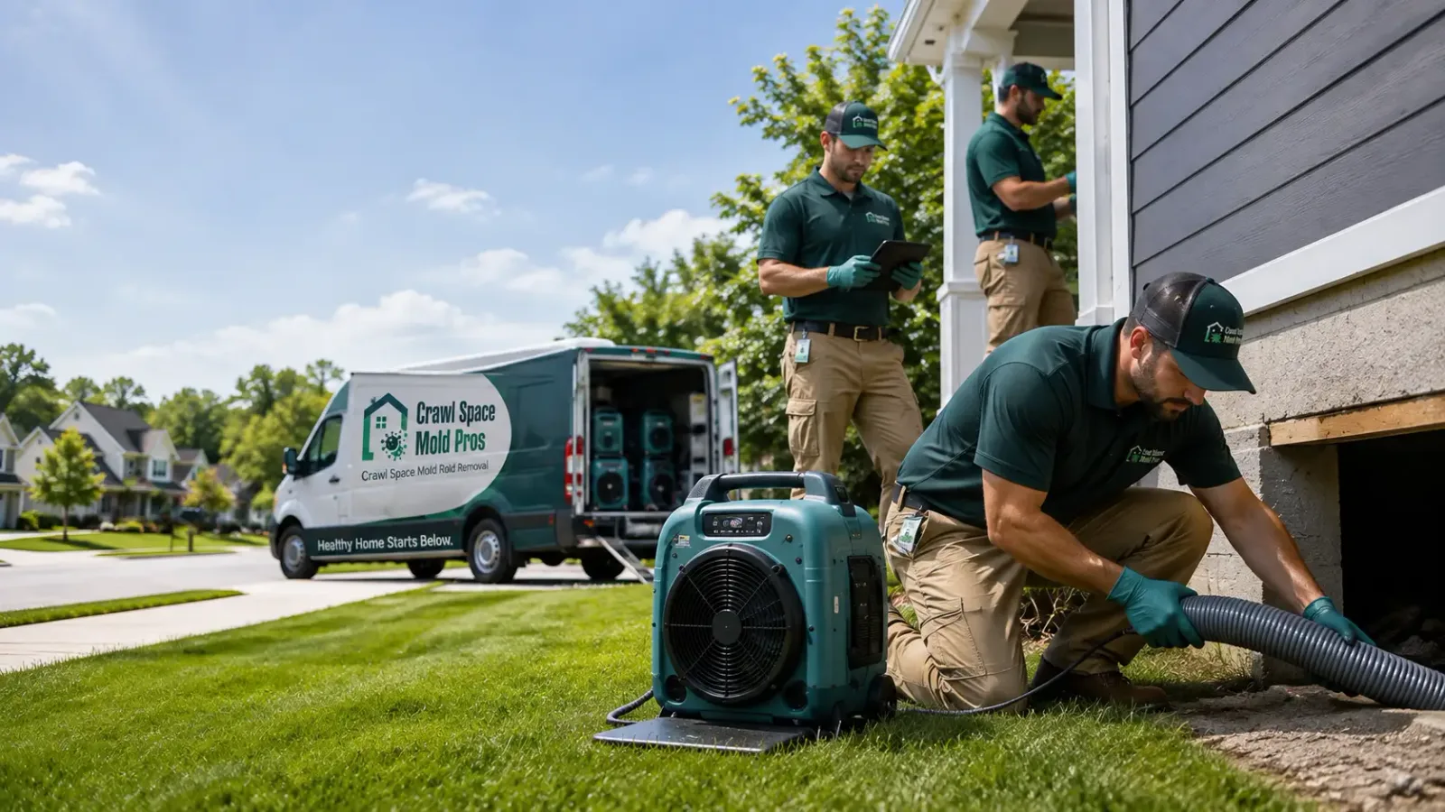 Crawl Space Mold Removal in Ambrose, ND